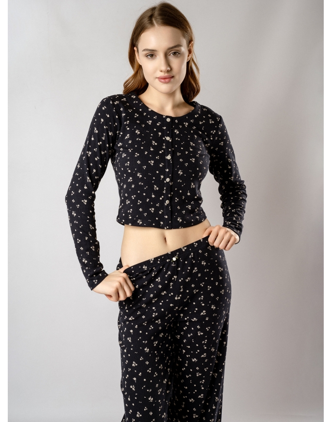 5152TCC Женская пижама (ДЛ.рукав+брюки) 5152TCC Женская пижама (ДЛ.рукав+брюки)